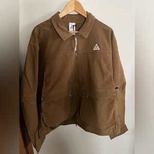 Nike ACG UV SMITH SUMMIT JACKET Brown Men's Size Large HV0598-235